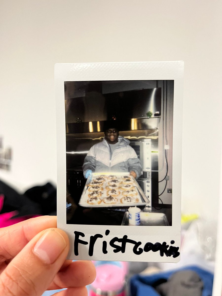 FN_Makayla's tweet photo. Kudos to @fn_OsamaK for baking the first cookies to come out of the RBAC Growth Center Kitchen! https://t.co/WsZUeTXYPG
