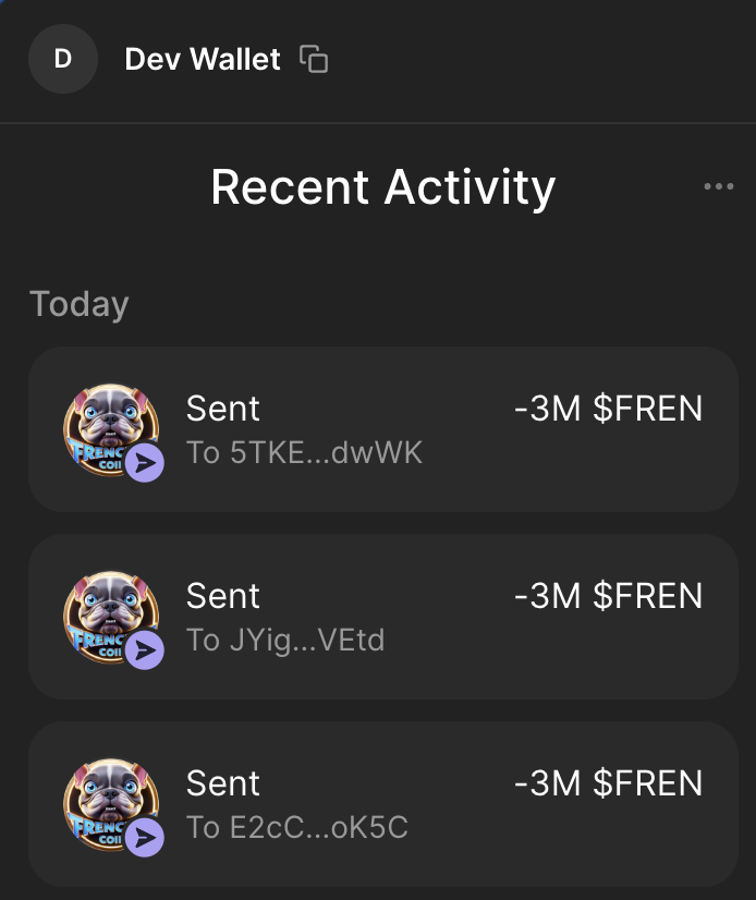 frenchie_coin's tweet photo. As promised 3 lucky winners of 3 million tokens !!!
#solana #frenchiecoin #FREN #airdrop #follow https://t.co/fKfVKm6xkz