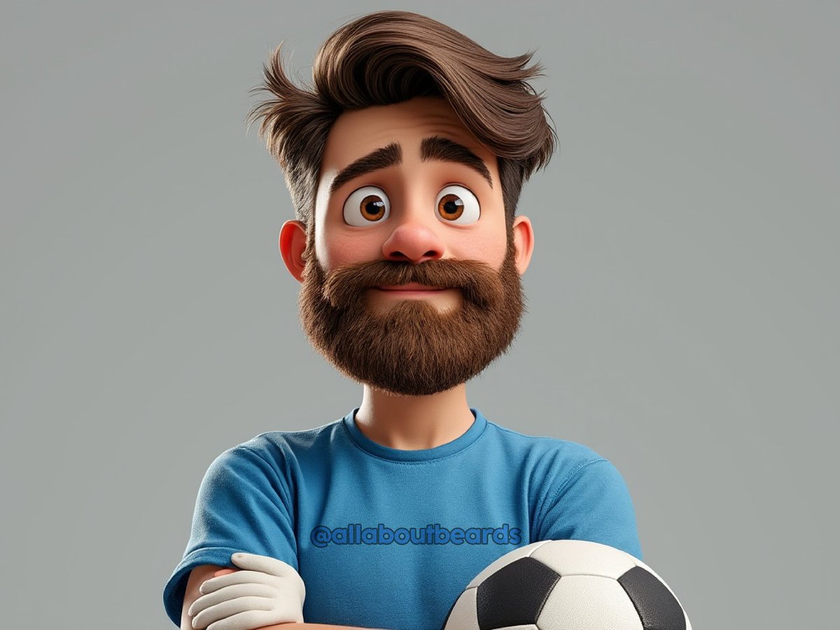 allaboutbeards's tweet image. Growing your beard and playing soccer is a great combination! #grokbeard