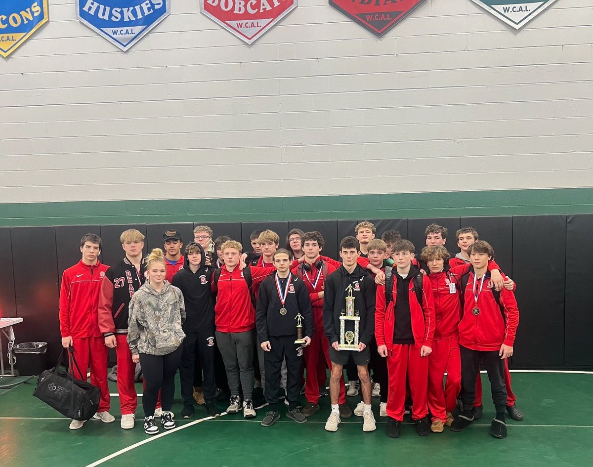 Wayne Invitational Wrestling Champions! Congrats to Troy Myers for being named tournament MVP