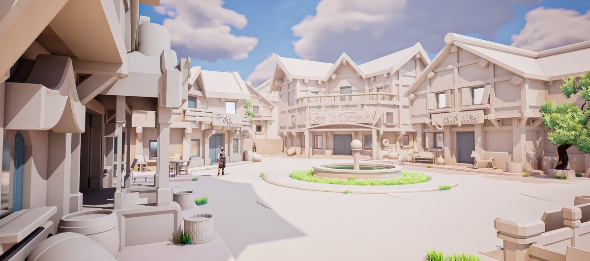 iSunflick's tweet photo. All the buildings are art blocked yeeeees!!! 👌#UEFN https://t.co/6bV22zx3Gc