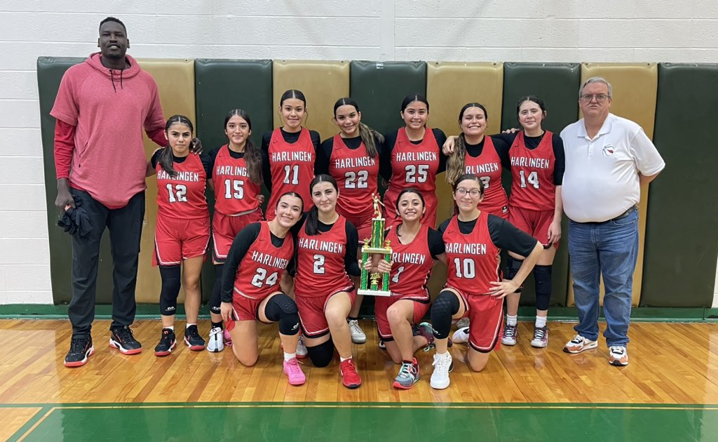 CoAcHTeEHooPs's tweet photo. Congratulation to Harlingen JVD on their Consolation finish at our annual Lyford GBB Tournament. 

All Tournament Team
#10 Faith Rodriguez 
#14 Skye Rodriguez https://t.co/aoUetvkLa5