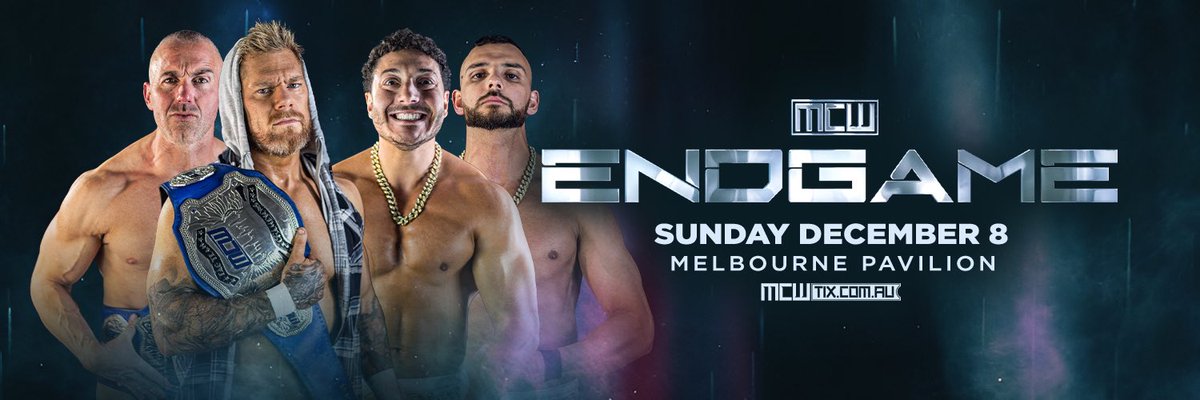 PCW Australia (@pcwaustralia) on Twitter photo Congratulations to <a href="/mcitywrestling/">Melbourne City Wrestling</a> on today’s milestone event at the Melbourne Pavilion! 👊
Last minute standing room tickets are available at MCWTIX.com Congratulations to <a href="/mcitywrestling/">Melbourne City Wrestling</a> on today’s milestone event at the Melbourne Pavilion! 👊
Last minute standing room tickets are available at MCWTIX.com