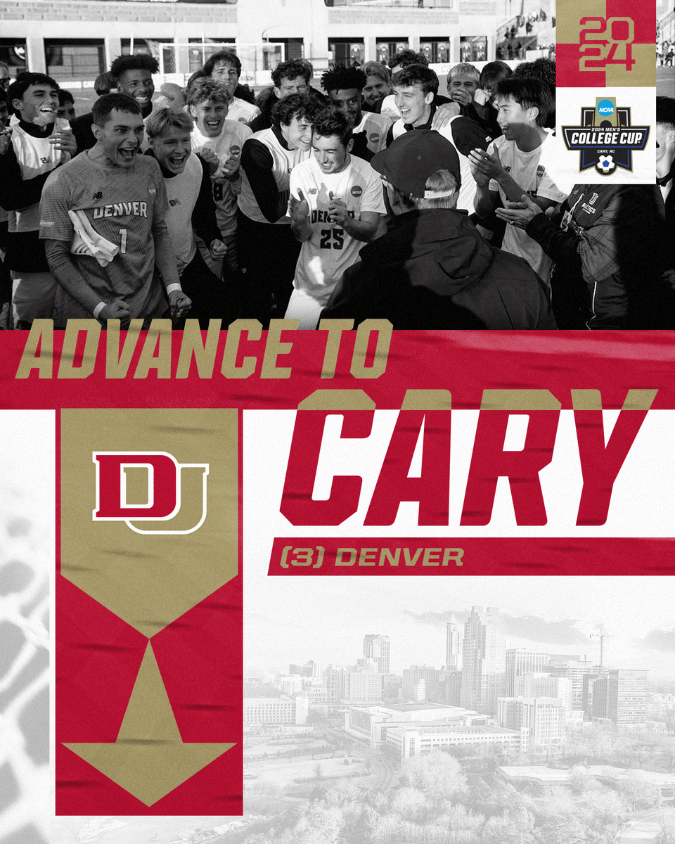 PIOS PUNCH THEIR TICKET 🎟️

(3) <a href="/DU_MSoccer/">Denver MSoccer</a> defeats UMass, 3-0, to advance to the 2024 Men's College Cup in Cary, NC.        

#MCollegeCup