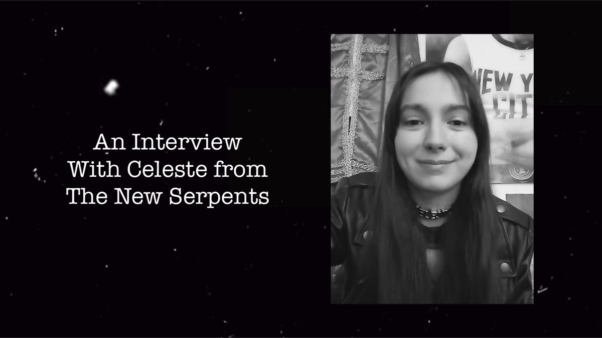 newserpentshq's tweet photo. An Interview With Celeste https://t.co/TNXVpi8q35 via @YouTube @NewSerpents #TheNewSerpents https://t.co/WtVeJMAmwH