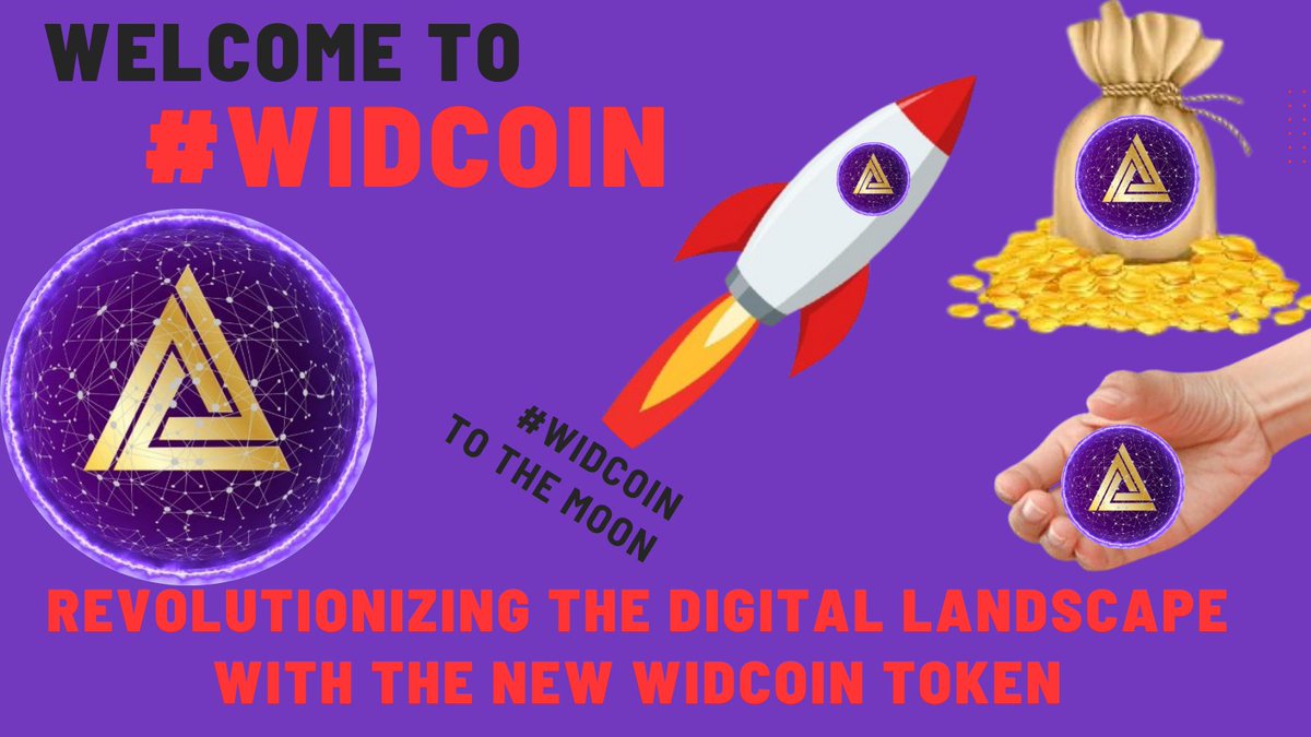 Welcome to the WIDCOIN Community!
We're excited to have you on board! Stay up-to-date with the latest news, and updates
To further connect with our members and stay informed, we invite you to join our official Telegram channel
t.me/widcointoken
#cryptomarket #CryptoNews