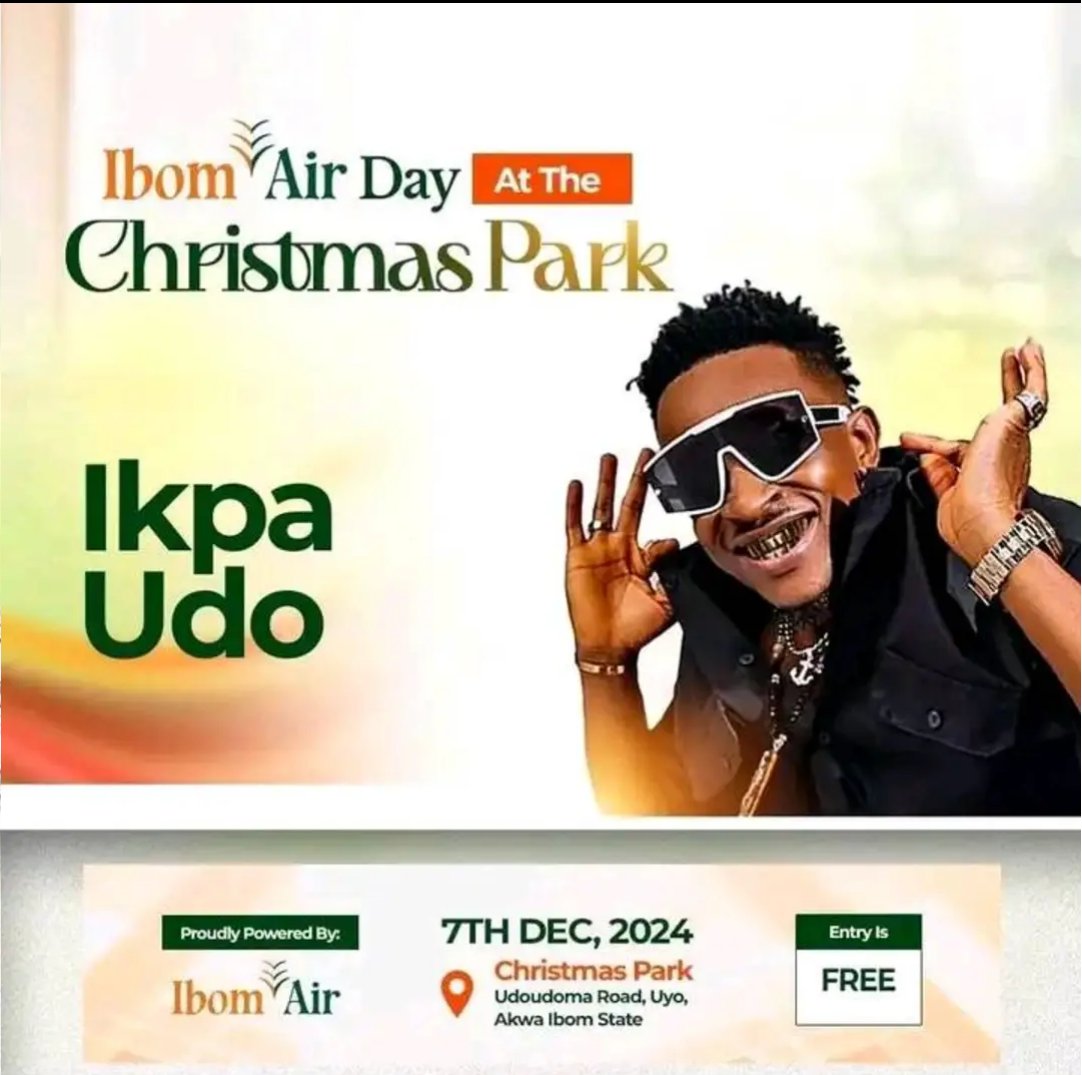 EkanemRichie's tweet photo. One and only Son Of The Soil
#EDIDEM
Is here in uyo Akwa ibom
At the Christmas village park
If you are not there that means you're missing alot coz the the park is on fire π₯ https://t.co/1AFdqPM6Yp