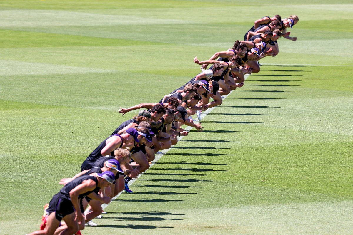 brett_rechichi's tweet photo. Thrilled to pick up the 'Best Club Media' category at the @WAFootballMedia Awards last week 🏆

Our submission included this training photo I took last summer, our Better Down Back Podcast &amp; Indigenous Jumper features.

A massive year for us in content.

Big plans ahead in '25 💜 https://t.co/yF9PFdFjGH