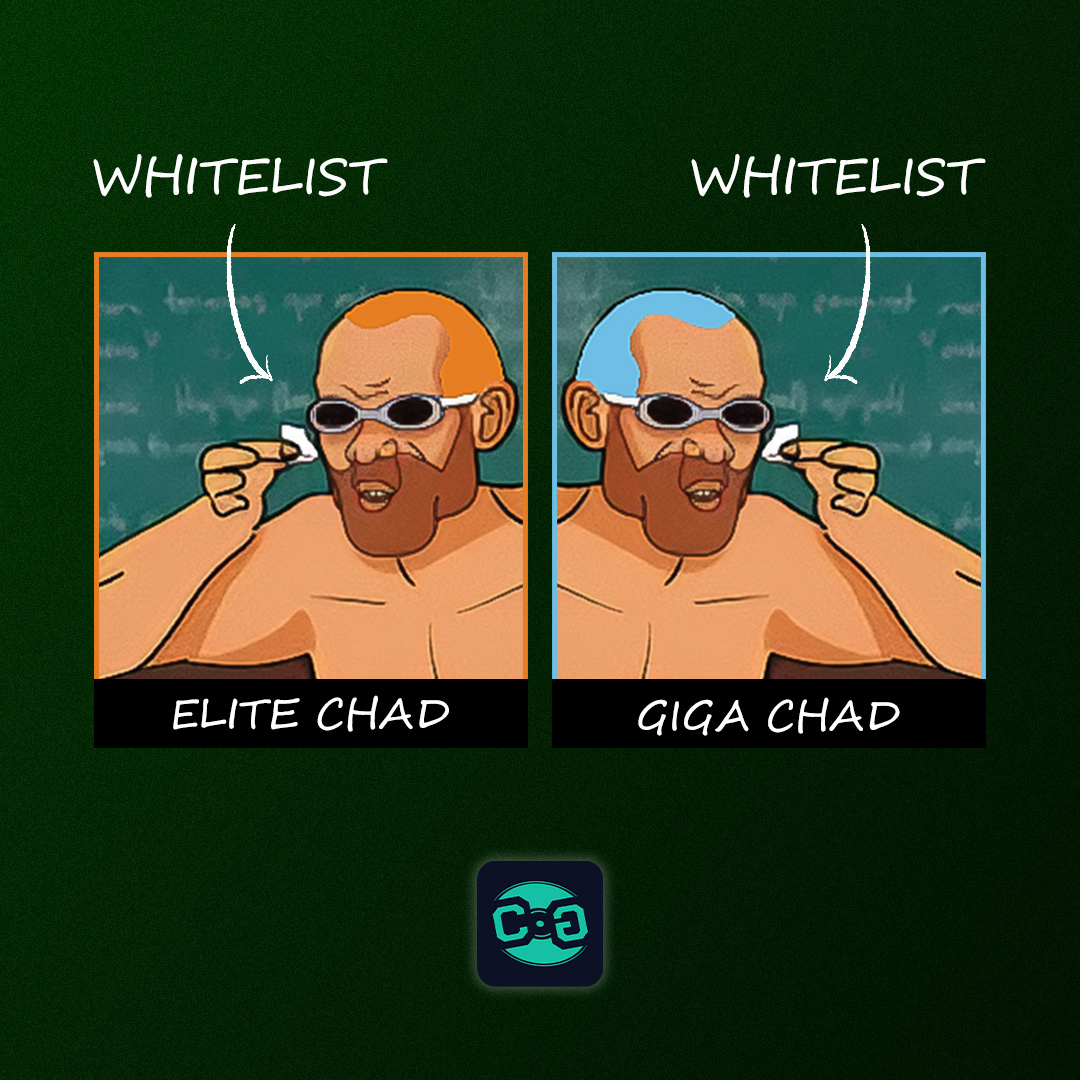 💥 Giga Chad &amp; Elite Chad Alert! 💥

We’re running an exclusive Compact Games GTD WL raffle for the top contributors in the Abstract community! 🏆

If you’re an Elite Chad or Giga Chad, this is your chance to secure a spot in our collection of 3333 fully playable game NFTs 🎮✨