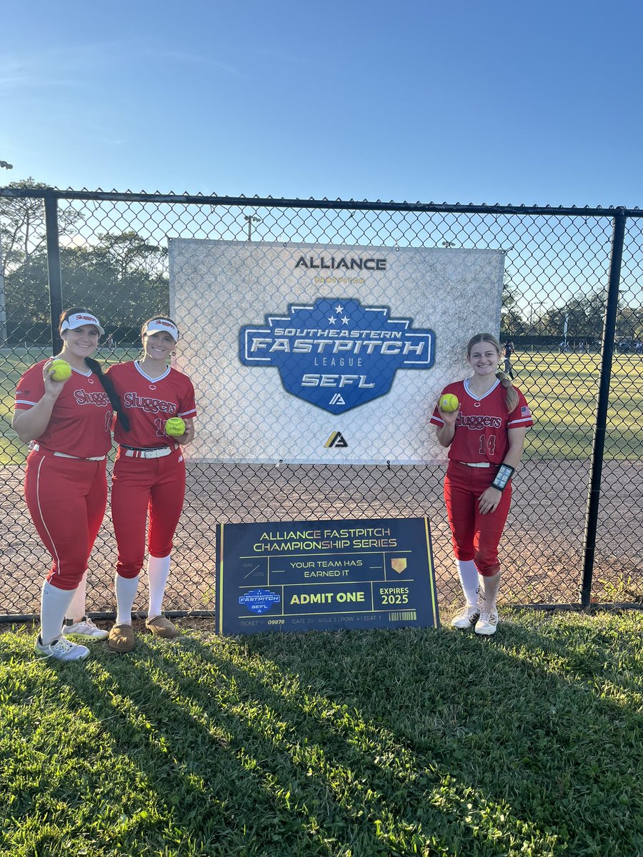 Louisville Lady Sluggers Huecker-Norwood 16U (@sluggers_16u) on Twitter photo ✌️Big Wins Today!
AFCS Berth Received
The bats were on 🔥 and our pitchers were lights out!
Game 1: Combined Perfect Game by <a href="/courtneyn2027/">Courtney Norwood</a> & <a href="/LaylaOgden1/">Layla Ogden</a>
Homeruns by: <a href="/brynleyerb14/">Brynley Erb</a> <a href="/MollySouthall1/">Molly Southall</a> <a href="/LaylaOgden1/">Layla Ogden</a>
<a href="/LineDsoftball/">Line Drive Media</a> <a href="/SoftbalAmerica/">Softball America</a> <a href="/ExtraInningSB/">EXTRA INNING SOFTBALL</a> ✌️Big Wins Today!
AFCS Berth Received
The bats were on 🔥 and our pitchers were lights out!
Game 1: Combined Perfect Game by <a href="/courtneyn2027/">Courtney Norwood</a> & <a href="/LaylaOgden1/">Layla Ogden</a>
Homeruns by: <a href="/brynleyerb14/">Brynley Erb</a> <a href="/MollySouthall1/">Molly Southall</a> <a href="/LaylaOgden1/">Layla Ogden</a>
<a href="/LineDsoftball/">Line Drive Media</a> <a href="/SoftbalAmerica/">Softball America</a> <a href="/ExtraInningSB/">EXTRA INNING SOFTBALL</a>