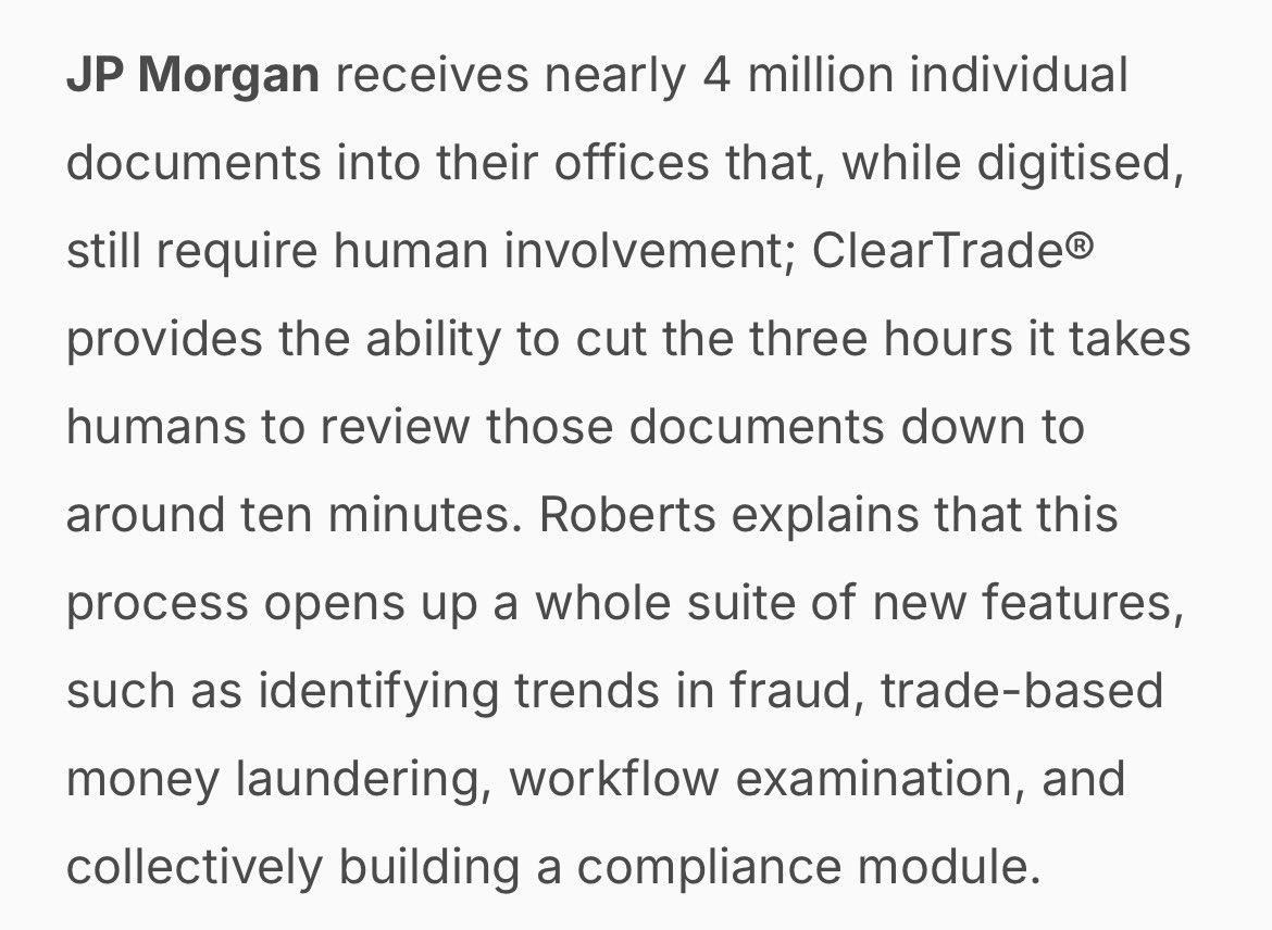 darrinlewisjr's tweet photo. #XDC JP Morgan is now partnered with https://t.co/a5oYwqfbKW & Enigio
#DNI #XDCNetwork #AI @JPMorgan
#SayNoToPaper #Data #Paperlesstrade https://t.co/gI97MRafwt
