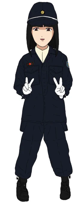 綾音のは花火に比べてワッペン服暗めにした(花火のは色褪せてる) 