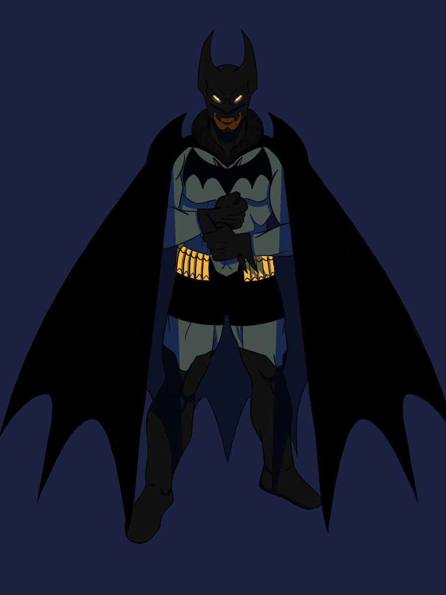 JusSumNerd's tweet photo. Was listening to Coleman Domingo voice Batman and felt inspired @Batman @spotifypodcasts https://t.co/X2bilgMyK2