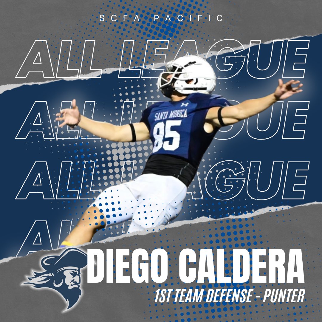 SCFA 2024
American Division - Pacific League 

1st Team

2x Selection 

P Diego Caldera - SO

Culver City High School 

#BeTheBest