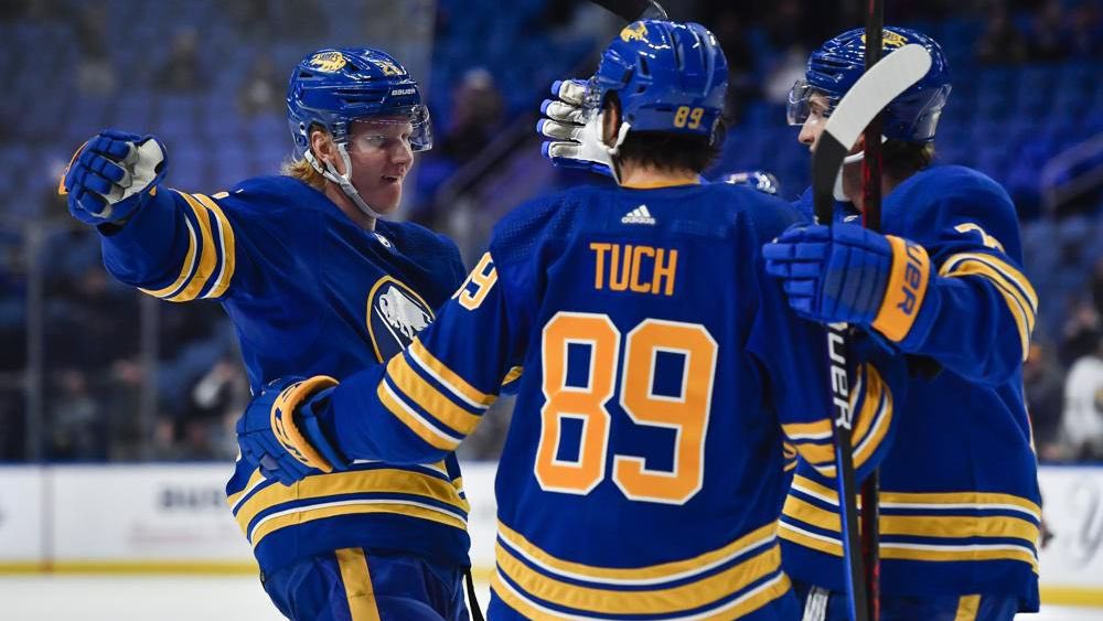 nucksmemes's tweet photo. I think the Sabres can still make playoffs.

If they get a lot more help on forward and defense, a good backup, a new owner, a new GM, a new coach, new fans, a new city, and all around just become a completely different franchise, they can get right back in this season. https://t.co/kZVKkMrBRt