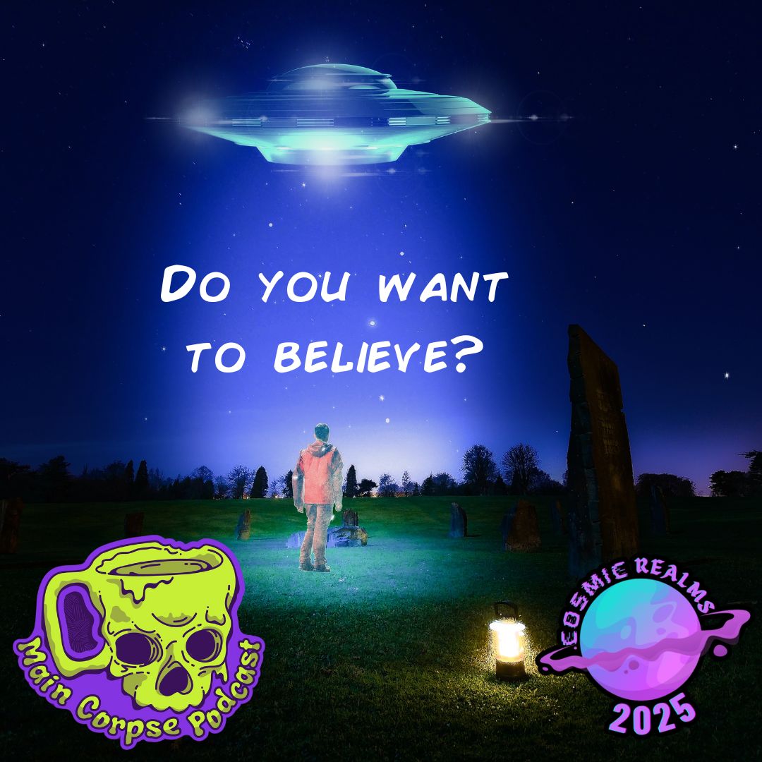 artefaktual's tweet image. Join podcast Main Corpse for a panel on supernatural encounters in WV, only at Cosmic Realms! #cosmicrealmscon #cosmicrealmscon2025 👽 @MainCorpsePod 
artefaktualcomics.square.site/cosmic-realms