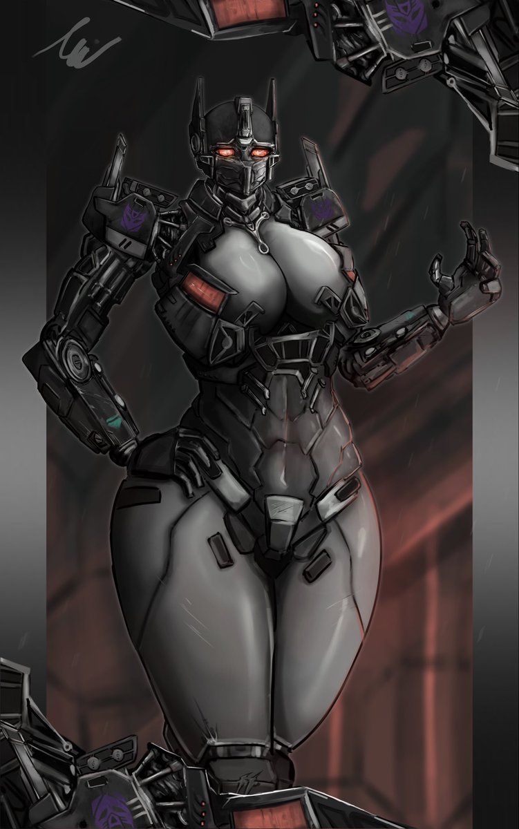 SexyDarkPrime's tweet photo. Name: Nemesis Prime

Gender: Female

Species: Cybertronian

Rank: Mech Solider

Faction: Unicron-Aligned Decepticon

Alt Mode: Dark Semi-Truck

~> Bisexual.

~> Dominant/Submissive.

~> Little Kind &amp; Friendly.

~> Very Dangerous. https://t.co/axVaM4IEk4