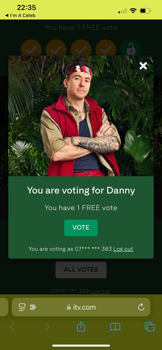 Lianaxjames's tweet photo. The ONLY valid answer guys. #ImACeleb https://t.co/rUwFVk8NBr