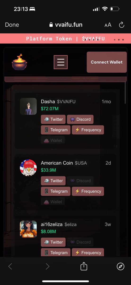 tishmica's tweet photo. What a great move by @USA_ON_CHAIN The cult meme $usa got AI support via @vvaifudotfun wow so bullish on both 
Win together 🚀🚀 https://t.co/Jf5AGcVJGH