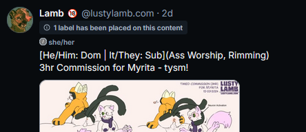 Lamb MOVED (Check Bio!) tweet media