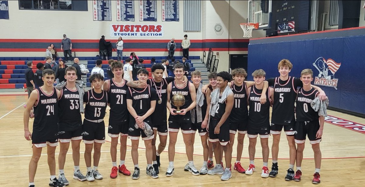 Patriot Tip-Off Classic Champions!

Tournament MVP - Caleb Johnsen
All-Tournament Team- Ya’Majesty Washington

#WarwickHoops