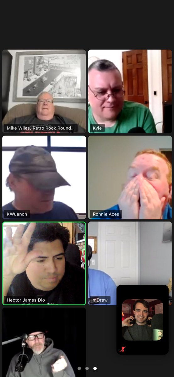 Aaron_Conn's tweet photo. Another game of #RockSolidPodcast Name That Tune today- hosted by Kyle. Didn’t do a bingo card but there was songs, music and a third thing in today’s game. Someone won. So yay. https://t.co/nounOCcq46