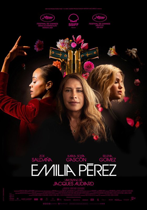 It's on Netflix in the UK while only at cinemas in Spain, but do not miss #EmiliaPerez, you have never seen anything like it. From cringe to laughter to sad tears to happy tears with a pinch of telenovela, Almodóvar and Narcos. Brava <a href="/karsiagascon/">rog bobby brown</a>, el barrio entero pa ti.
