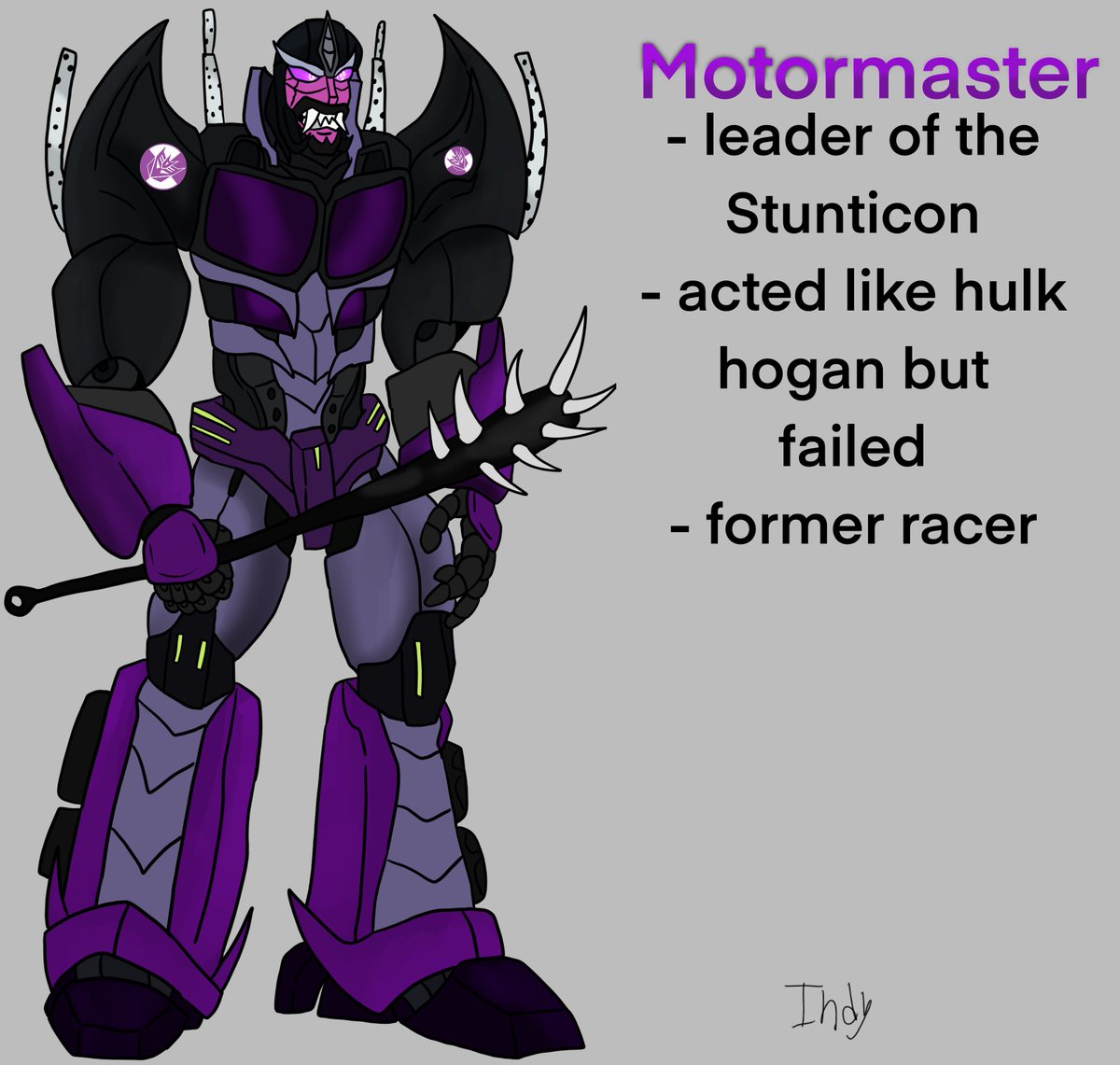IndragonSaur's tweet photo. Redesign oni hulk hogan
#digitalart #artistsontwitter #digitalartists #Fanart #arttwt #art #Transformers #Transformersfanart #Motormaster #TransformersMotormaster #Maccadam #Maccadams https://t.co/5h89kZPk8m