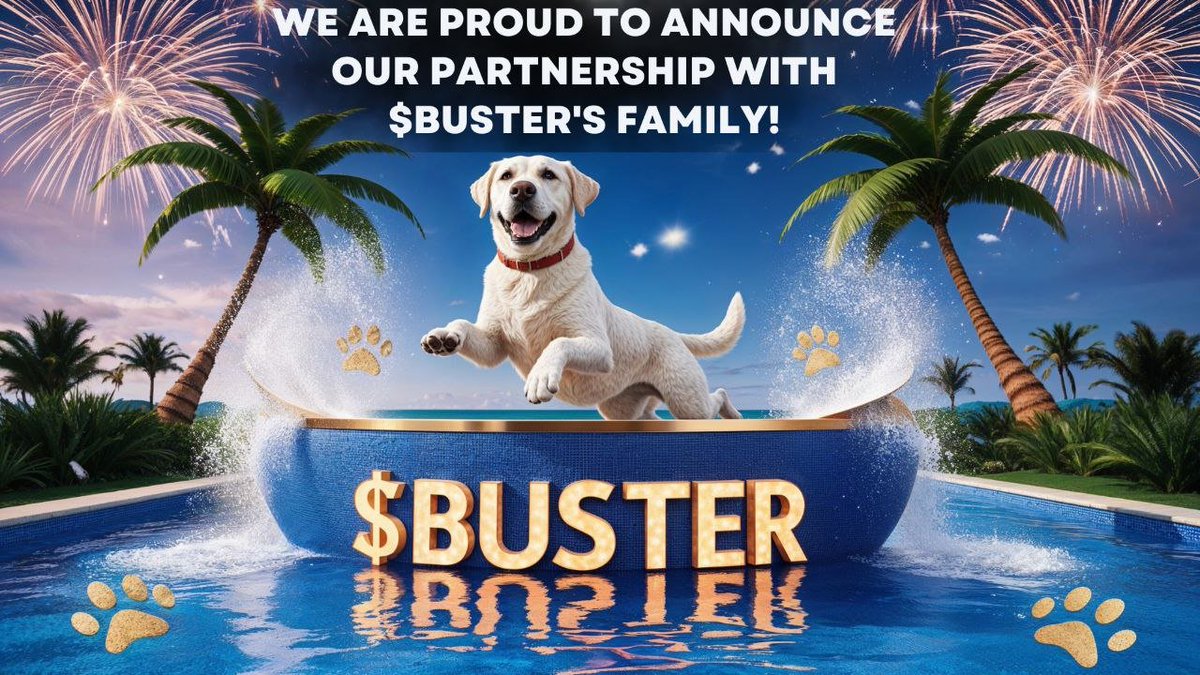 $Buster Family And Friends,

We are happy to announce that our beloved dog Buster just found out that he's not only the king of TikTok 👑

But the new King of SOL. Go on over and show him some love and support from our family to his!

vt.tiktok.com/ZSj3G7f1w/

Here is to a