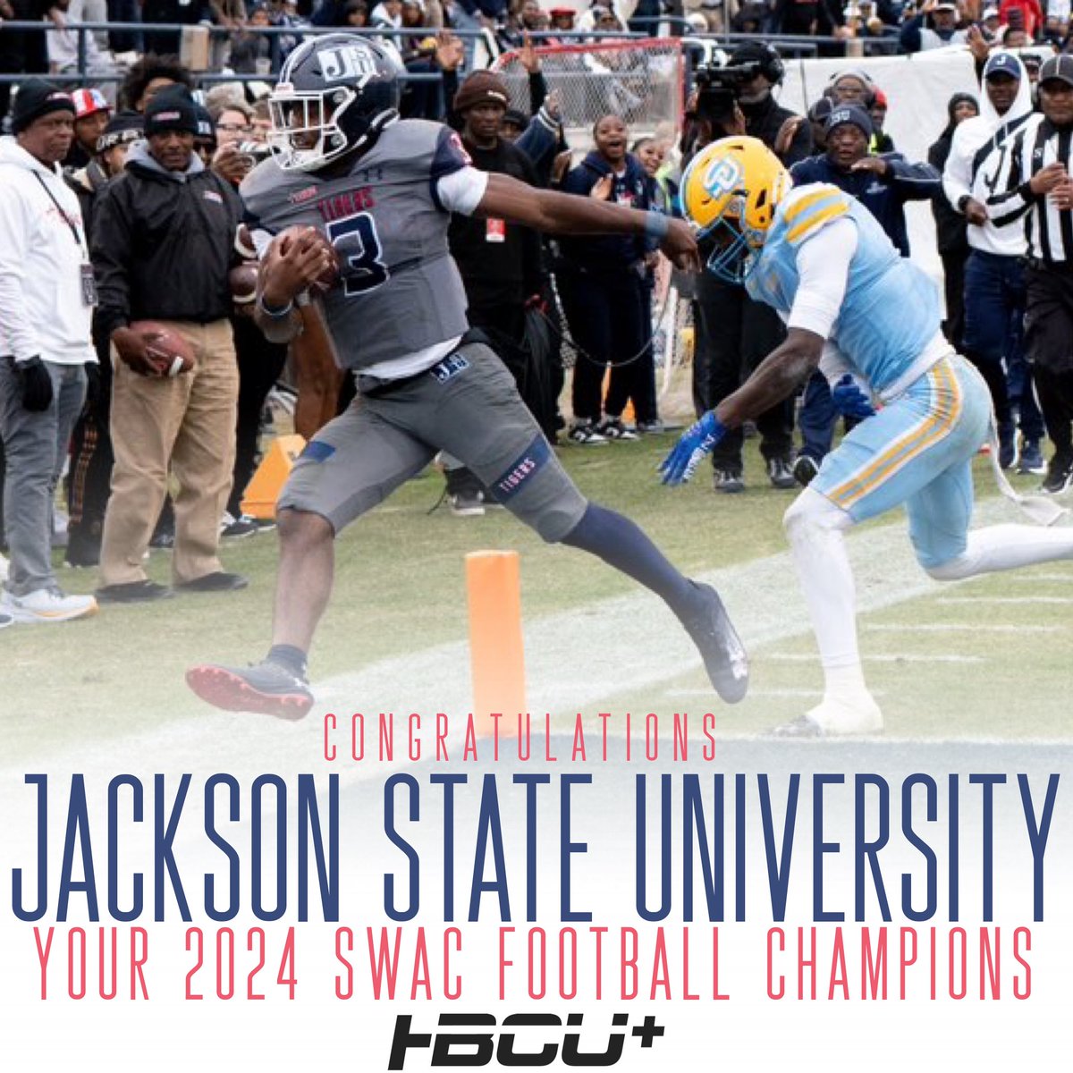 Congrats to THEE Tigers of <a href="/gojsutigersfb/">Jackson State Football</a>!