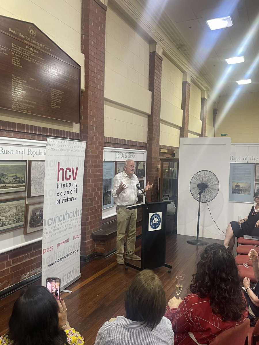 Thank you to everybody who came to our HCV end of year event last Thursday! 

A beautiful evening was had at <a href="/historyvictoria/">RHSV</a> HQ, celebrating an action packed year of events &amp; advocacy, as well as the launch of <a href="/PeterMcPhee7/">Peter McPhee</a>'s new publication 'An Environmental History of France'.