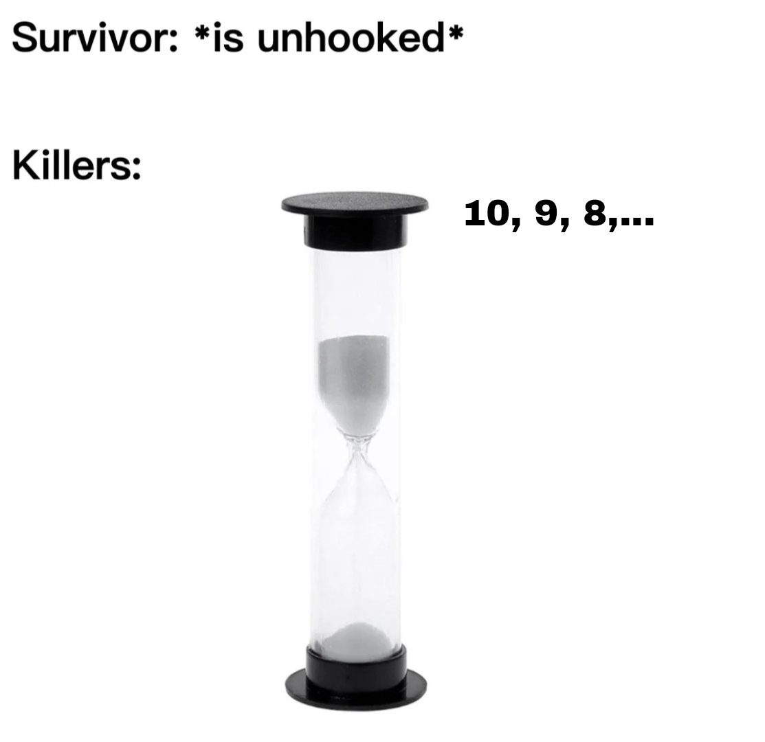 Alextreme_12's tweet photo. I admit to having done it 1, maybe 2, maybe always || Reconozco haberlo hecho 1 vez, quizás 2 veces, quizás siempre.  #DeadbyDaylight #dbdtwt https://t.co/Vgbh4NcBpR
