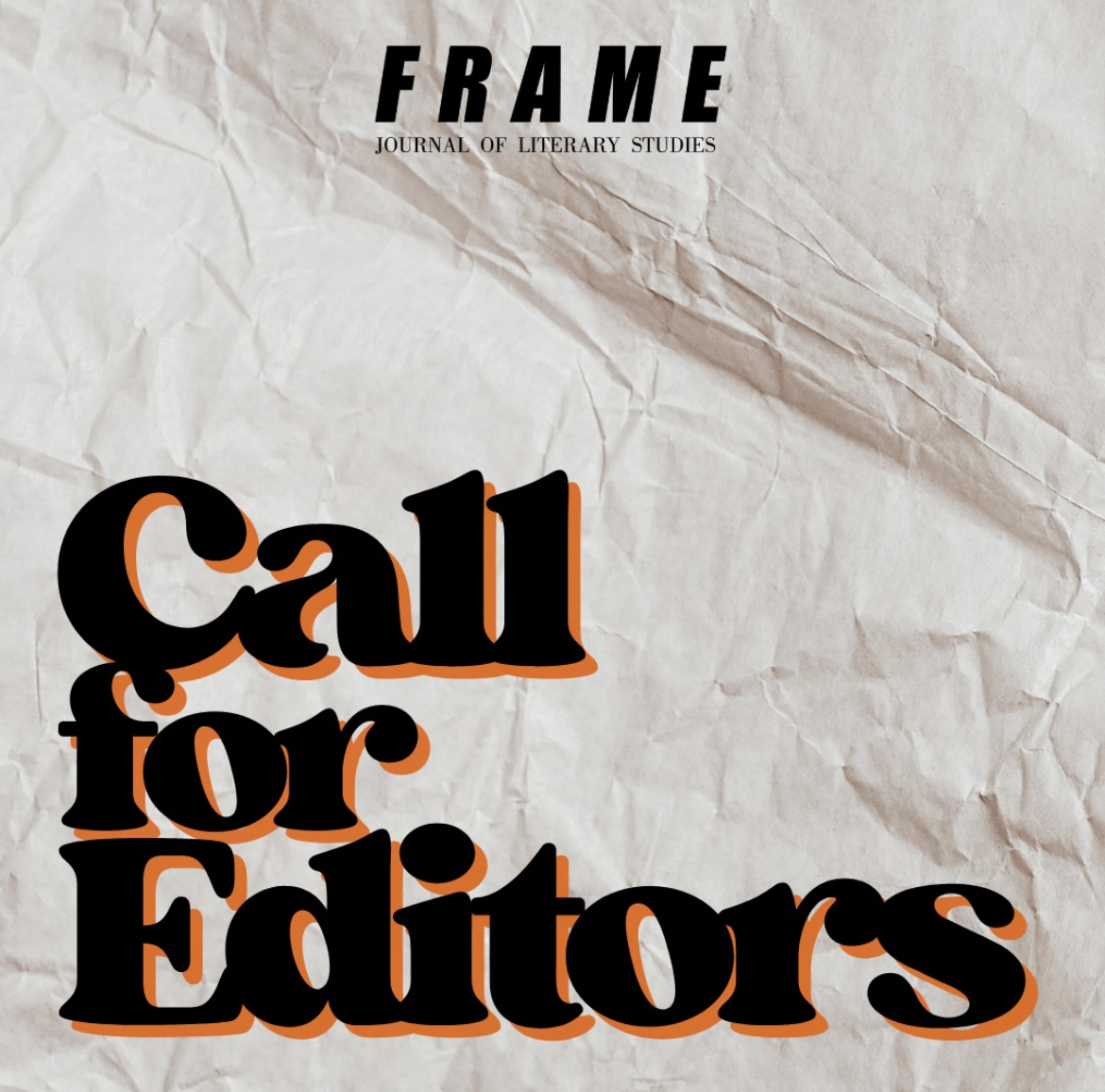 Frame_literaryJ's tweet photo. 𝙁𝙍𝘼𝙈𝙀 𝙞𝙨 𝙡𝙤𝙤𝙠𝙞𝙣𝙜 𝙛𝙤𝙧 𝙚𝙙𝙞𝙩𝙤𝙧𝙨! 
Interested? Send your CV, a (short) motivation letter and a writing sample to info@frameliteraryjournal.com https://t.co/NATlA8mJAt