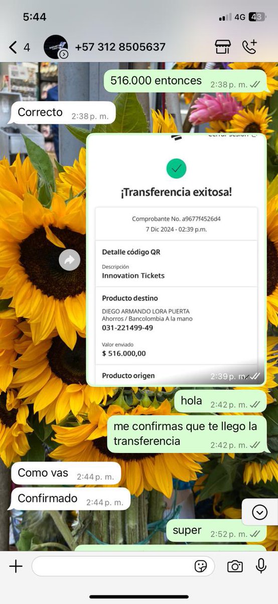 user29471939's tweet photo. Hay que tener cuidado en donde compramos las boletas. Hoy me estafaron con una boleta para feid en @ innovationticketsoficial_ (en Instagram) y les agradecería si me ayudan difundiendo y reportando a estos ladrones. Dan nombres diferentes: Diego Armando Lora (CC: 1046933518)… https://t.co/tCkU0P8VRd