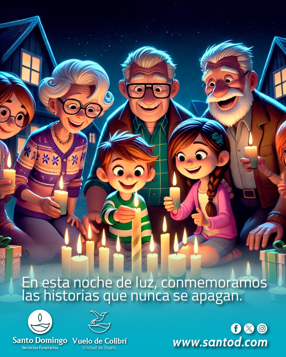 santodomingosas's tweet photo. Servimos con amor y #HonramosLaVida🐦@santodomingosas 💙Te invitamos a Agradecer en esta noche por cada día de vida y por las personas que están a nuestro lado, y encender una luz por quienes siempre llevaremos en nuestros corazones. 🕯🕊#NocheDeVelitas #VueloDeColibrí so https://t.co/MZ2XY4uUwW