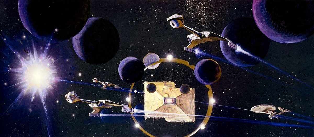 Concept art by Robert McCall for Star Trek The Motion Picture (1979)