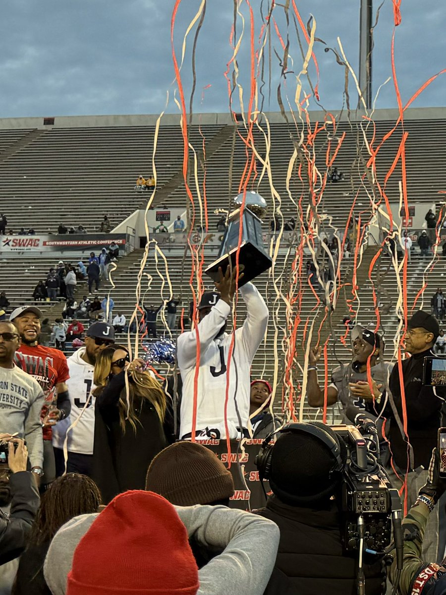 SWAC Champions <a href="/gojsutigersfb/">Jackson State Football</a> 🎉