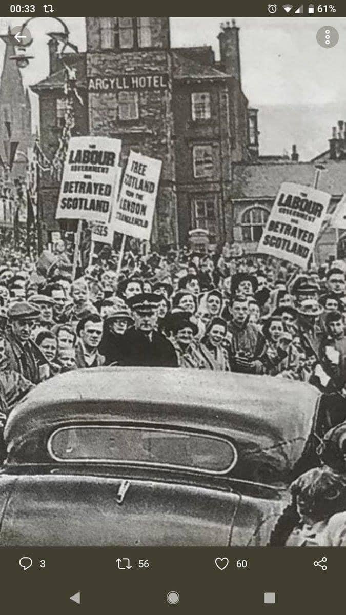 WolfieLoneSome's tweet photo. Dunoon uprising, Prime Minister Attlee 1950 and his wife Mrs Attlee visit to protest
#Scotland #Scottish #ManifestoForIndependence
@theSNP
@AlbaParty
#Scotland #Scottish #ScottishIndependence #NewScotlandParty #EndTheUnion #NoSection30 #ScottishUDI https://t.co/5n30tgJgRb