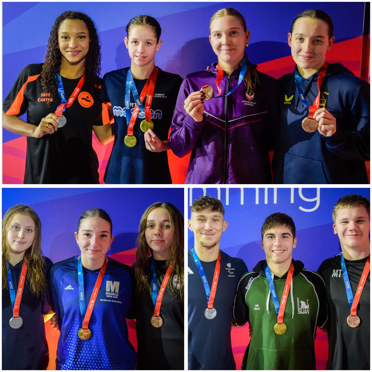 Amalie Smith set a new junior British record on her way to another🥇

Skye Carter increased her medal tally 👏

And there were record-breaking swims from William Ellard and Olivia Newman-Baronius!

See the full roll of honour for day three 👉 bit.ly/DayThreeWinter…

#SEswimming