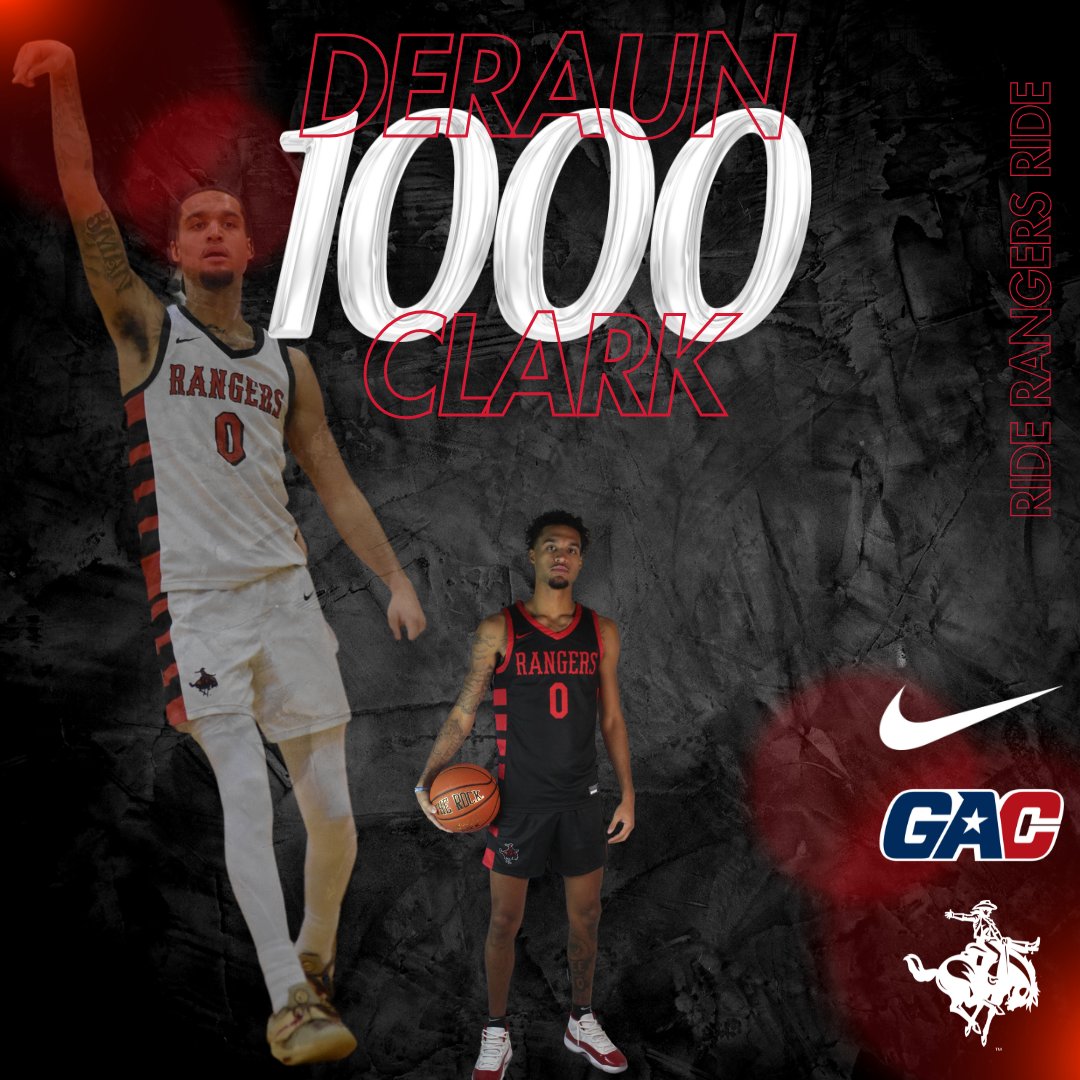 Congratulations to DeRaun Clark on joining the 1,000 point club!

#RRR