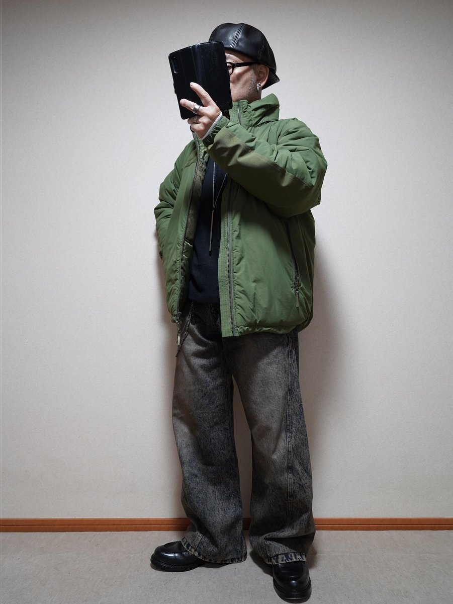 senknys's tweet image. #ECWCS #Level７
#CPH #キャスケット 
＋インディゴのカーブタックデニム。