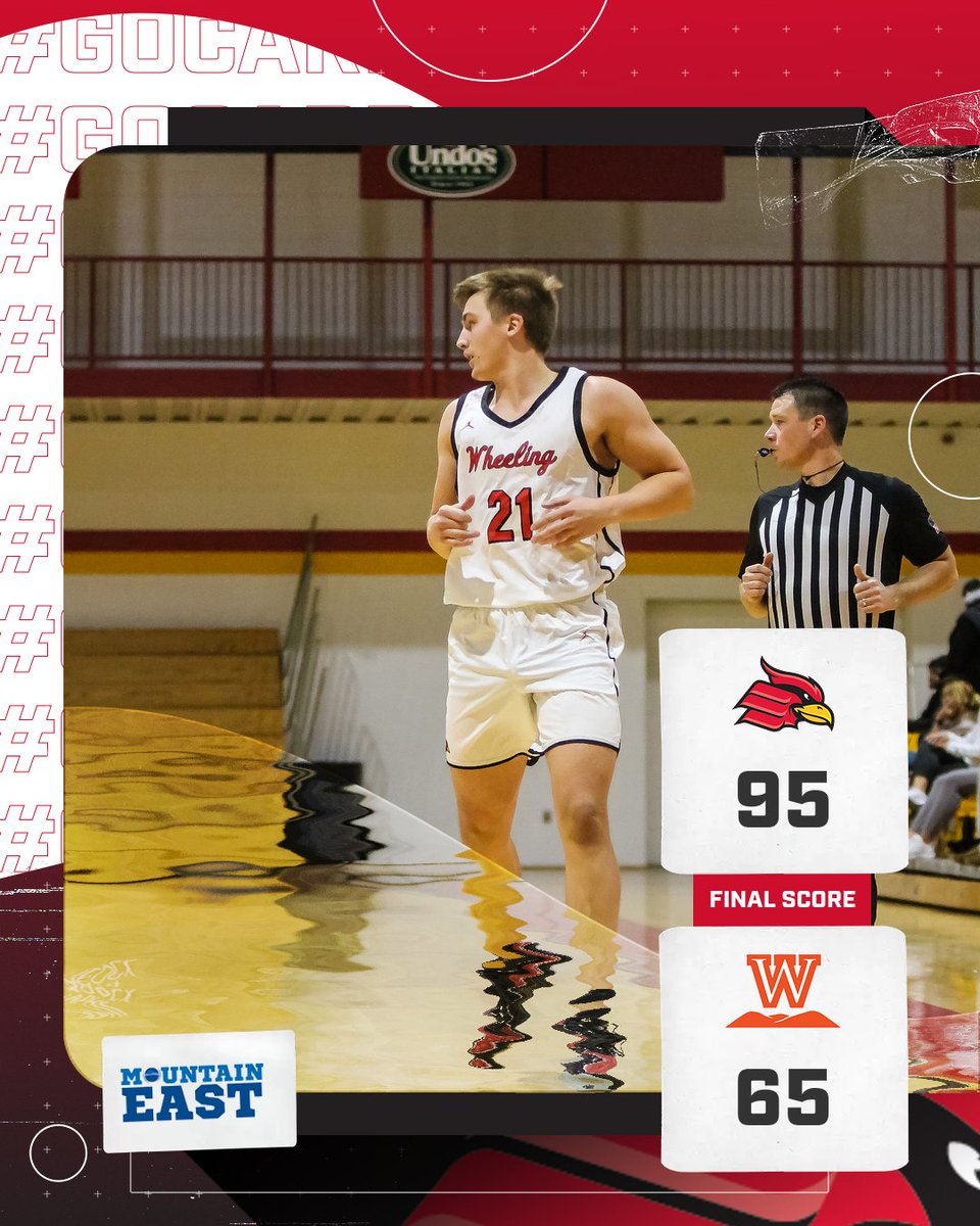 The offense explodes in the second half of today's Basketball doubleheader as <a href="/WU_MBB/">Wheeling University Men’s Basketball</a> beats West Virginia Wesleyan 95-65. William Gabbert leads the way with a season-high 19 points while four Cardinals hit double figures on the night #GoCards
