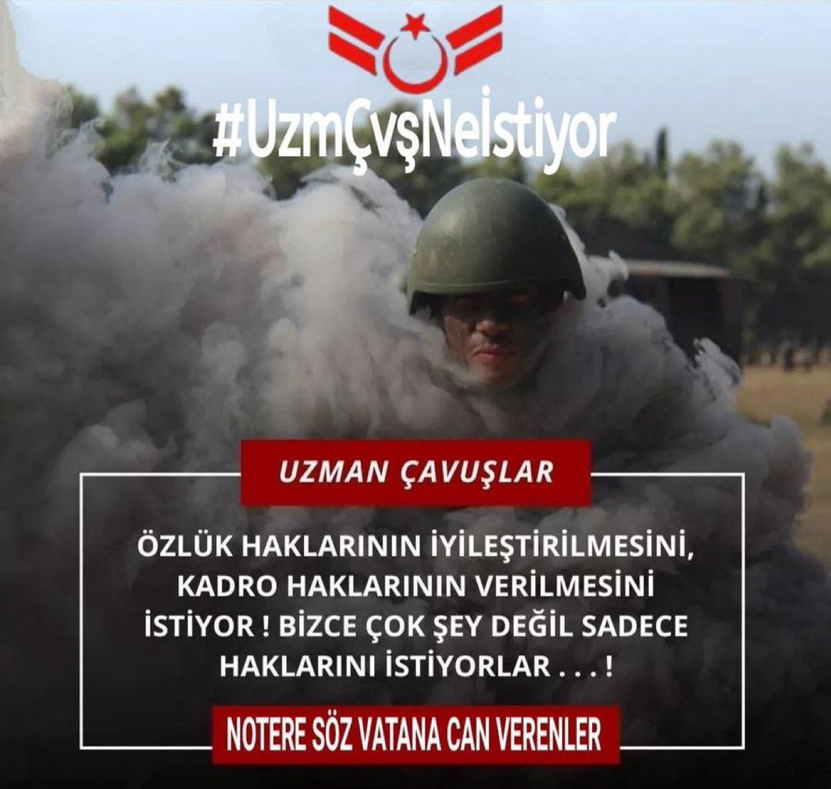 alitilkici38's tweet photo. Ne versek az gelir haklarını ödeyemeyiz lafınızın gereğini yapın.
#UzmanÇavuş’lar mesleki endişe yaşamak istemiyor.

Kadrolarını verin Özlük haklarını düzeltin.
Açlık sınırındaki Emekli #UzmanÇavuşun maaşını yükseltin.

yüzü gözü buz olmuş yiğitlerin hakkını yaşarken teslim edin.

@RTErdogan 
@tcsavunma 
@TC_icisleri  
#HakSırasıKahramanlarda