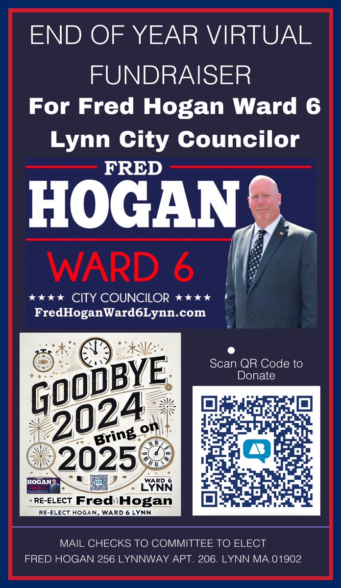 Ward 6 Lynn City Councilor Fred Hogan tweet media
