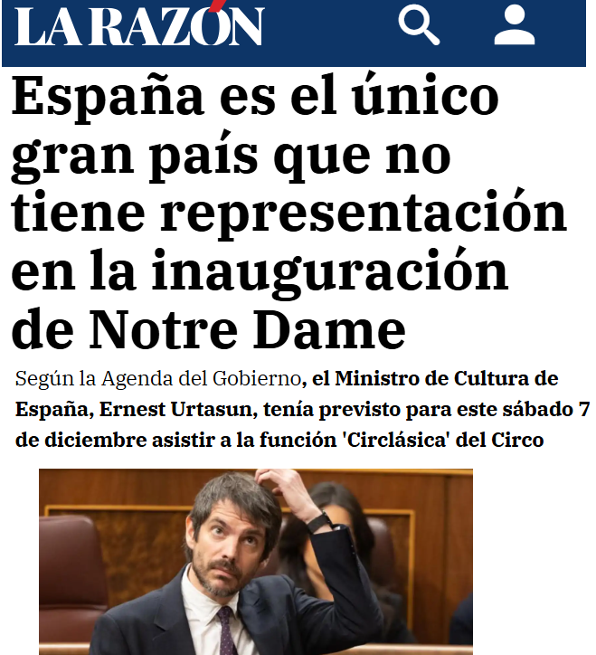 CCivicaCatalana's tweet photo. El progre anti-católico Urtasun, en vez de representar a España en un evento europeo al que han acudido 35 países, ha preferido pasar la tarde en el circo.

Un gobierno cada vez más aislado en Europa y más cerca de las democracias avanzadas de Marruecos, Cuba y Venezuela. https://t.co/nvwPO9f5o5