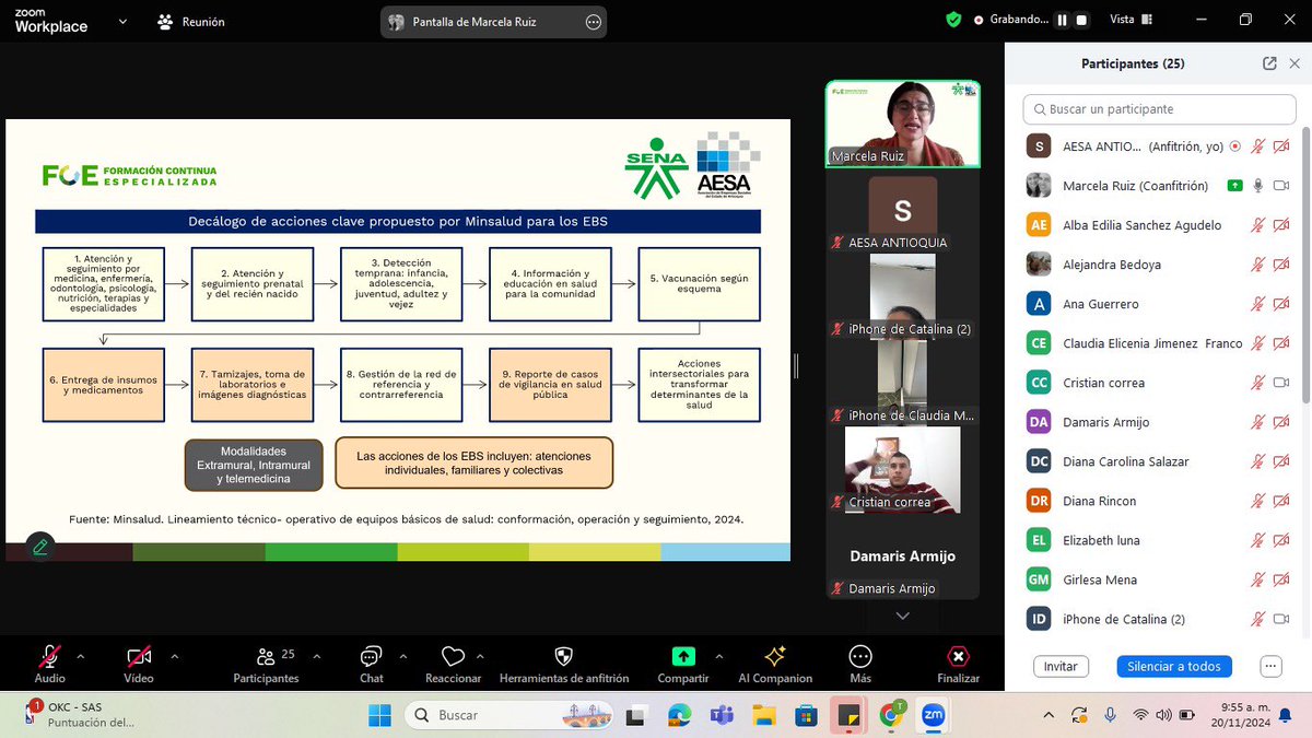 🎉 ¡Gran noticia! 🎉 Hemos concluido con éxito el diplomado virtual gratuito "Desarrollo de Habilidades en Equipos Básicos de Salud", fruto del convenio entre el Sena y Aesa durante este2024. 💪✨

Cerca de 900 trabajadores del sector salud se beneficiaron #SenaConLasEmpresas
