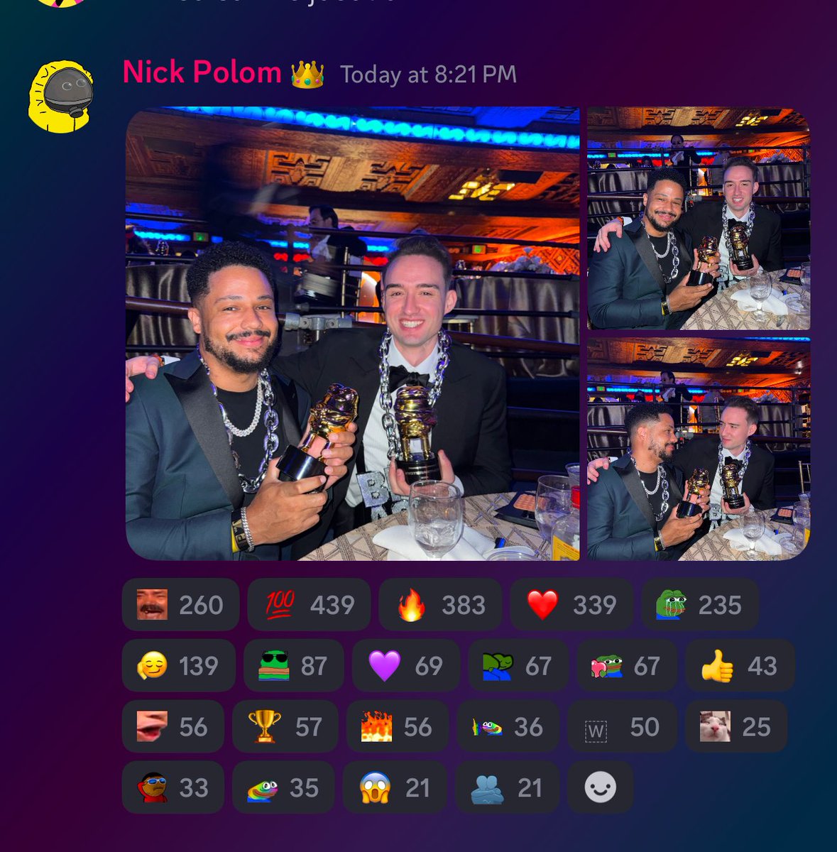 This is what twitch is all about. This is my community, thank you guys for all the support, Arther and I couldn’t be happier. Thanks for all the votes a guys and the people here to voted for me too!

We might be old and and washed but god damn we are still going!!!!