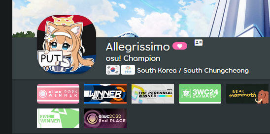 dcbasss1's tweet photo. osu! Champion. https://t.co/fQUsqUY9t3
