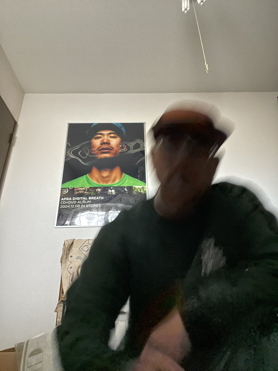 AFRAnow's tweet photo. 今日でDigital Breathも二十歳となりました‼️唯一無二、ビートメイカーPrefuse73  @prefuse73 とのコラボレーション🔥🙏　

Digital Breath truned 20th years Today‼️
I'm so grateful that I had this collaboration with the  one and only Prefuse73✨🙏

#DigitalBreath https://t.co/8coNzYIaLR
