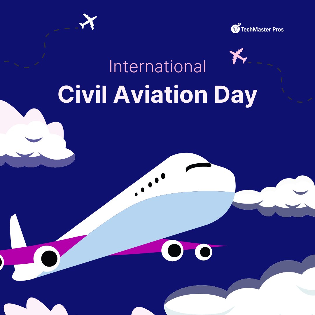 TechmasterPros's tweet image. Honoring aviation’s role in building a better tomorrow. 🌍 #FlyHigh #WingsOfUnity